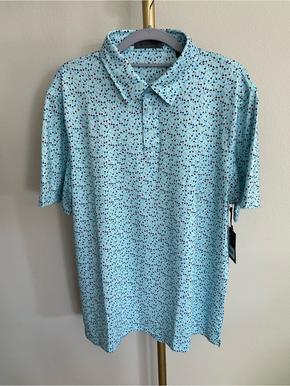 G/FORE Men's Aye Poppy Tech Jersey Polo